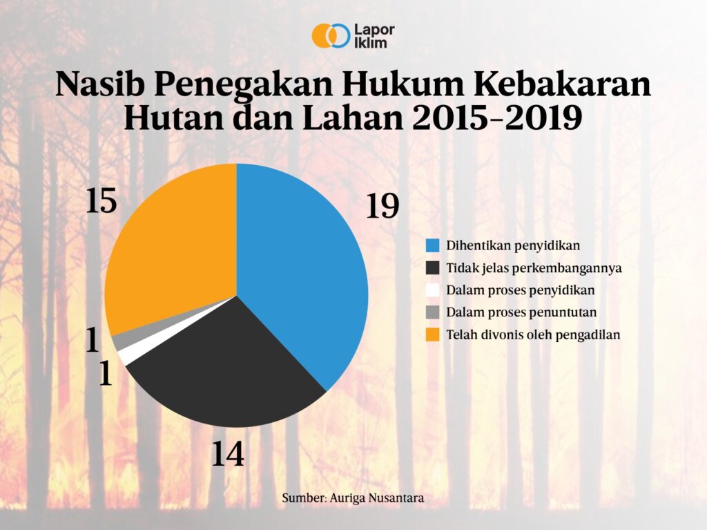 nasib penegak hukum kebakaran hutan